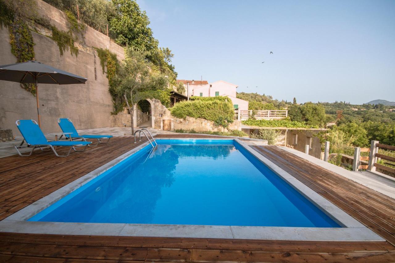 Corfu Tramezzo Designer'S House Villa Bastounion Luaran gambar